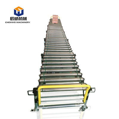 qualité  Heat Resistant Stainless Steel Taper Roller Conveyor With 90 Degree Curve Power Roller Conveyor usine